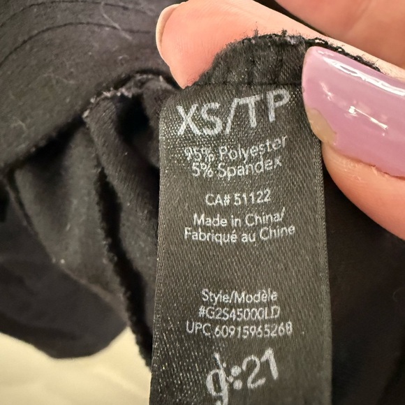 Black Tailored Blazer with Notched Lapel - Picture 5 of 5